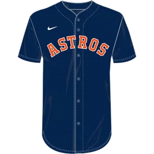 Nike MLB Adult/Youth Dri-Fit Full Button Jersey N140 / NY40 HOUSTON ...
